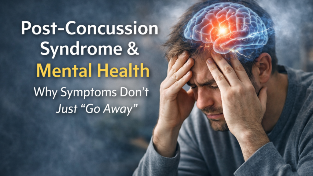 Post-concussion syndrome and mental health symptoms after head injury featured image