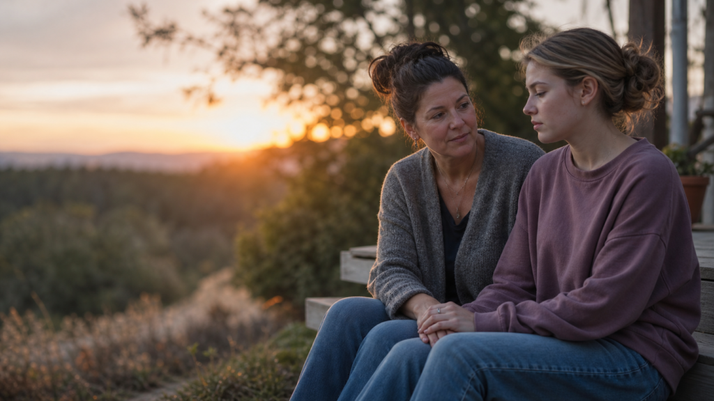 Mother offering quiet support to a teenager experiencing anxiety featured image
